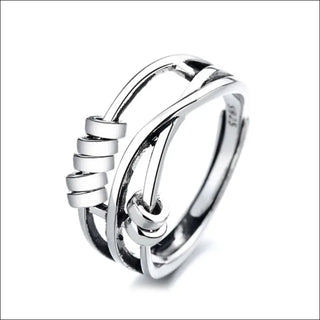 K-AROLE™️ Refined Stainless Steel Layered Ring