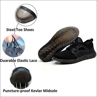 K-AROLE™️ Sleek Athleisure Sneakers - Black - shoes