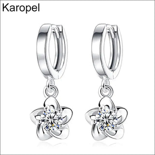 Karopel 925 Sterling Silver Earrings Jewelry High Quality