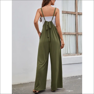 K-AROLE™️ Strap High Waist Casual Wide Leg Jumpsuit