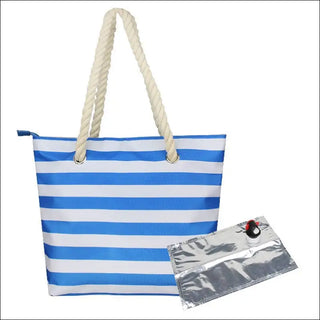 K - AROLE™️ Striped Beach Tote - Stylish and Roomy Bag - K - AROLE