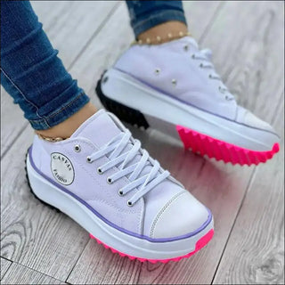 K-AROLE™️ Stylish Leather Platform Sneakers for Women