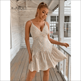 K - AROLE™️ Chic Summer Dress with Adjustable Straps - K - AROLE