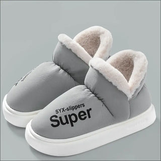 K - AROLE™️ Super Soft Fleece Lined Platform Slippers - K - AROLE