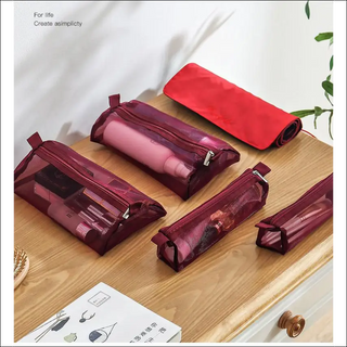 K-AROLE™️ Trendy Transparent Makeup Organizer Travel