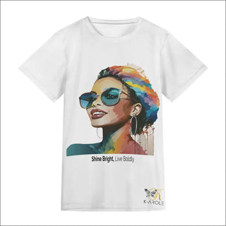 K-AROLE Womens T-Shirt: Fearless Heart, Limitless Dreams popcustoms