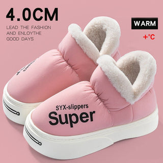 K - AROLE™️ Super Soft Fleece Lined Platform Slippers - K - AROLE