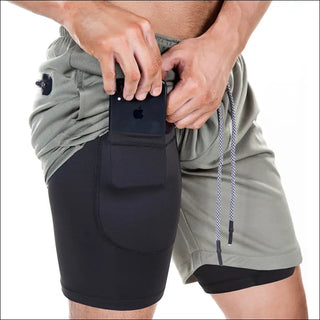 NewLeaf - 2-in-1 Compression Shorts with K-AROLE™️ Design