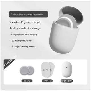 Pocket Massager Cervical Spine Massage Patch Low Frequency Pulse Portable Portable Household Shoulder Neck Massage Instrument - K - AROLE