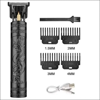 Powerful K-AROLE Electric Hair Clipper for Men - Black