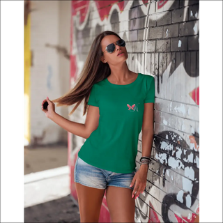 Premium Fitted Green T-Shirt - K-AROLE Women’s Essential Tee