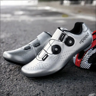 Professional Racing Road Bike Sneakers Colorful Light Breathable Self - locking Shoes - K - AROLE