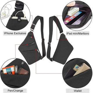 Stay Safe and Stylish with the Strappy Anti-theft Bag: Perfect for Men on the Go K-AROLE