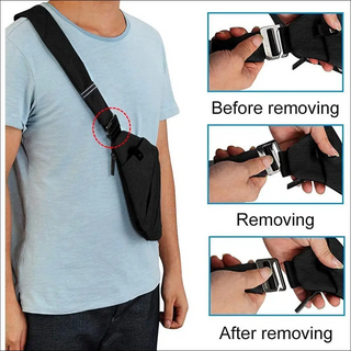 Stay Safe and Stylish with the Strappy Anti-theft Bag: Perfect for Men on the Go K-AROLE