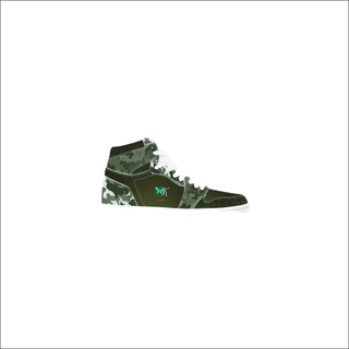 Stylish Camo-Print Lace-Up Sneakers - Step Up Your Trendy