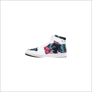 Stylish K-AROLE Floral Printed High-Top Sneakers - Men US5