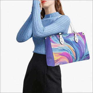 Stylish K-AROLE™️ Multicolor Wave Tote Handbag