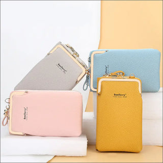 Stylish Mobile Phone Crossbody Wallet - Hands- Versatile Bag