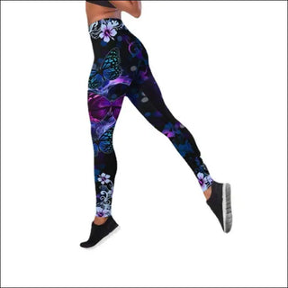 Stylish Printed High-Waist Yoga Leggings for Women