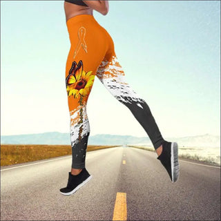 Stylish Printed High-Waist Yoga Leggings for Women - 5