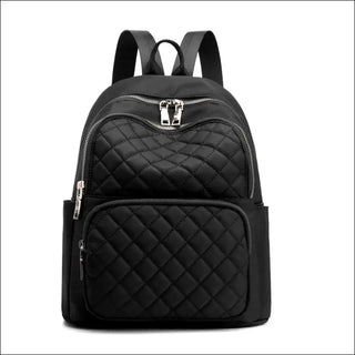 Stylish Quilted Leather Backpack by K-AROLE - bags