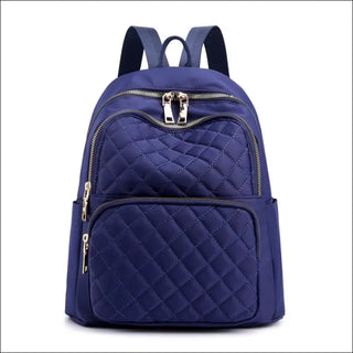 Stylish Quilted Leather Backpack by K-AROLE - bags