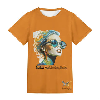 Tee shirt women Fearless heart - K-AROLE