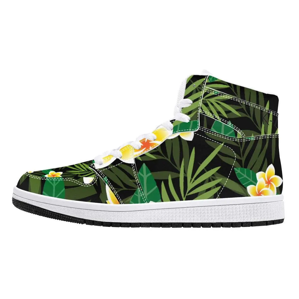 High Top Synthetic Leather Sneakers Tahiti