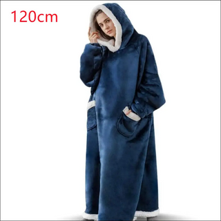 Winter TV Hoodie Blanket Winter Warm Home Clothes Women Men Oversized Pullover With Pockets K-AROLE