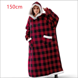 Winter TV Hoodie Blanket Winter Warm Home Clothes Women Men Oversized Pullover With Pockets K-AROLE