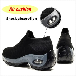 Women Orthopedic Sneakers Shoes Breathable Height-increasing Slip-on Female Sock Women&#39;s Sports Shoes Bottom Platform Footwear K-AROLE