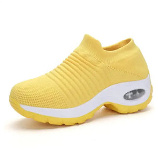 Women Orthopedic Sneakers Shoes Breathable Height-increasing Slip-on Female Sock Women&#39;s Sports Shoes Bottom Platform Footwear K-AROLE