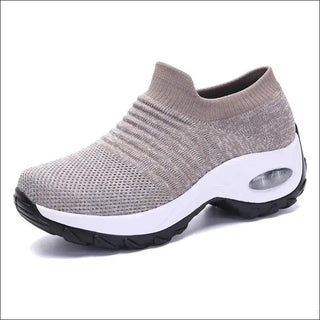 Women Orthopedic Sneakers Shoes Breathable Height-increasing Slip-on Female Sock Women&#39;s Sports Shoes Bottom Platform Footwear K-AROLE