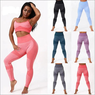 Sleek & Stylish K - AROLE™ High - Waist Yoga Leggings - K - AROLE