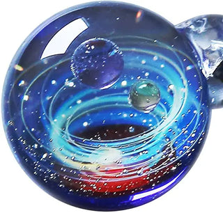 BeadyGalaxy-Glass Bead Planets Pendant for Necklace K-AROLE