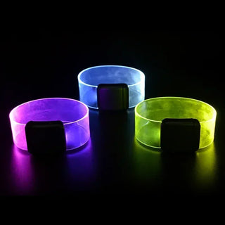 Vibrant LED Wristbands: Colorful, Pulsating Silicone Bands for Party Fun and Safety Lighting