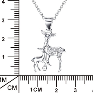 Fawn Pendant 925 Silver Necklace K-AROLE