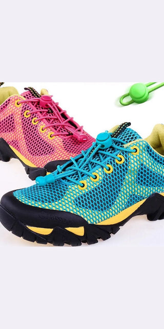 1Pair Stretching Lock Lace 23 Colors Sneaker Shoelaces Elastic Shoe Laces Quick Locking Shoestrings Running/Jogging/Triathlone