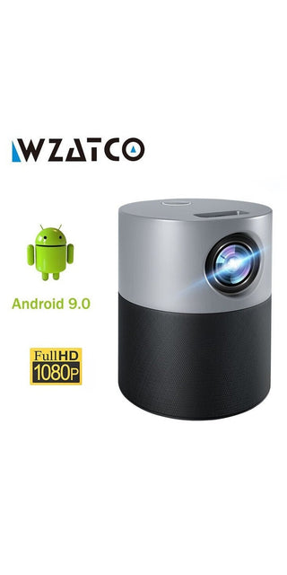High-definition Android 9.0 projector with Full HD 1080p display and Android operating system