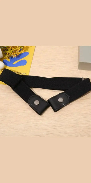 Buckle-Free Belt for Jean Pants,Dresses,Fashion No Buckle Stretch Elastic Waist Belt for K-AROLE