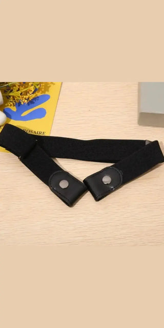 Buckle-Free Belt for Jean Pants,Dresses,Fashion No Buckle Stretch Elastic Waist Belt for K-AROLE