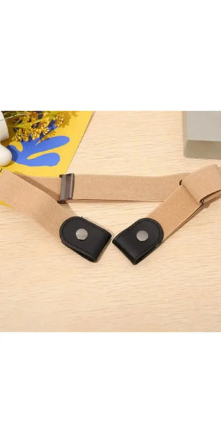 Buckle-Free Belt for Jean Pants,Dresses,Fashion No Buckle Stretch Elastic Waist Belt for K-AROLE