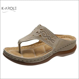 Clip Toe Wedge Sandals K-AROLE- The best sandals for women for summer K-AROLE