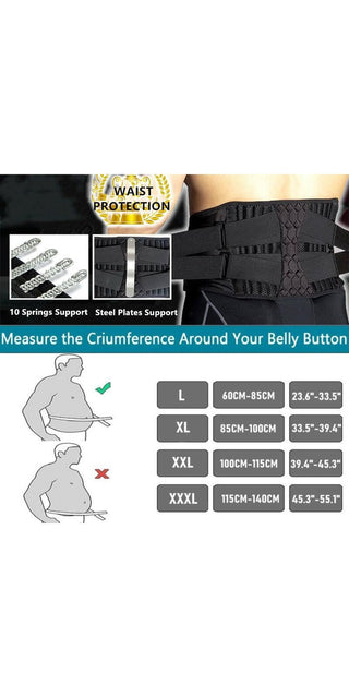 Breathable medical back brace with waist trainer belt for spine support and posture correction.