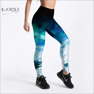 K-AROLE Legging Fashion ng Womens Star Stretch Pants K-AROLE