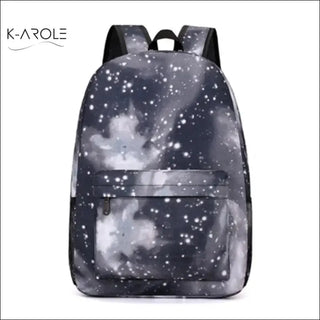 Women's Fashion Casual Starry Sky Canvas Backpack K-AROLE